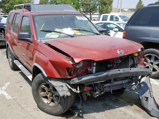 5N1DD28T64C634381 - 2004 NISSAN XTERRA XE RED photo 1