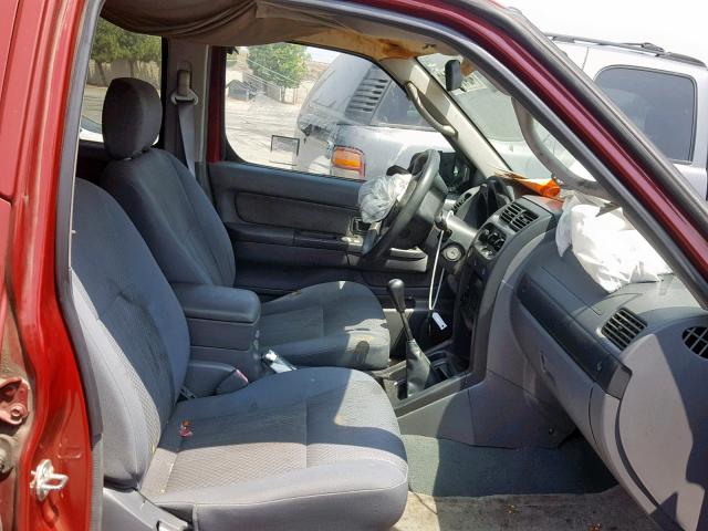 5N1DD28T64C634381 - 2004 NISSAN XTERRA XE RED photo 5