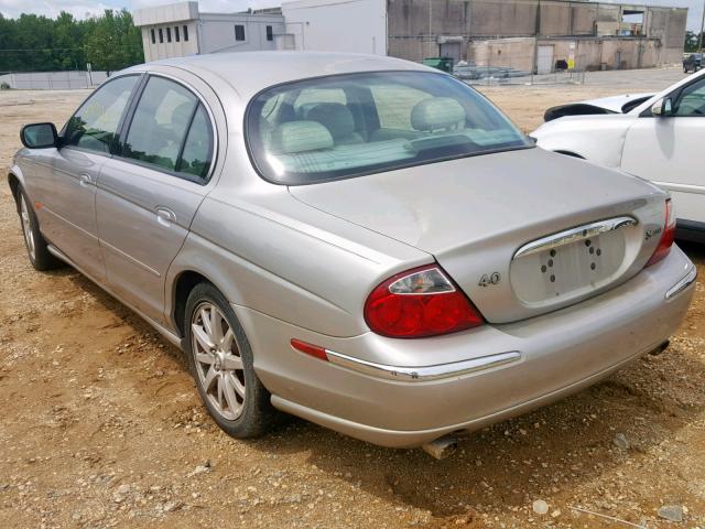 SAJDA01C5YFL04572 - 2000 JAGUAR S-TYPE SILVER photo 3