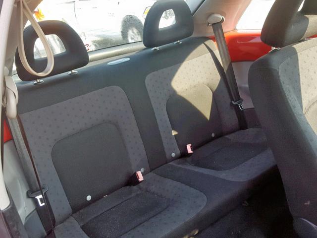 3VWBK21C72M418222 - 2002 VOLKSWAGEN NEW BEETLE წითელი ფოტო 6