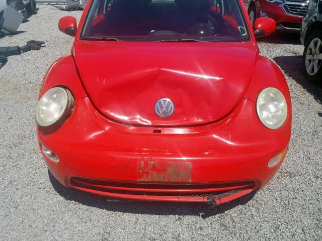 3VWBK21C72M418222 - 2002 VOLKSWAGEN NEW BEETLE წითელი ფოტო 9