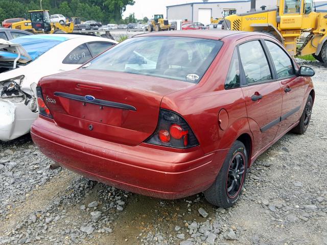 1FAFP33P93W259416 - 2003 FORD FOCUS LX RED photo 4