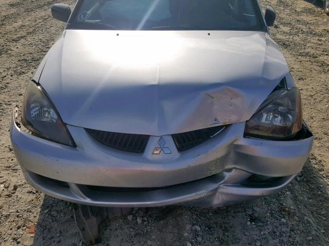 JA3AJ26E14U066828 - 2004 MITSUBISHI LANCER ES SILVER photo 7