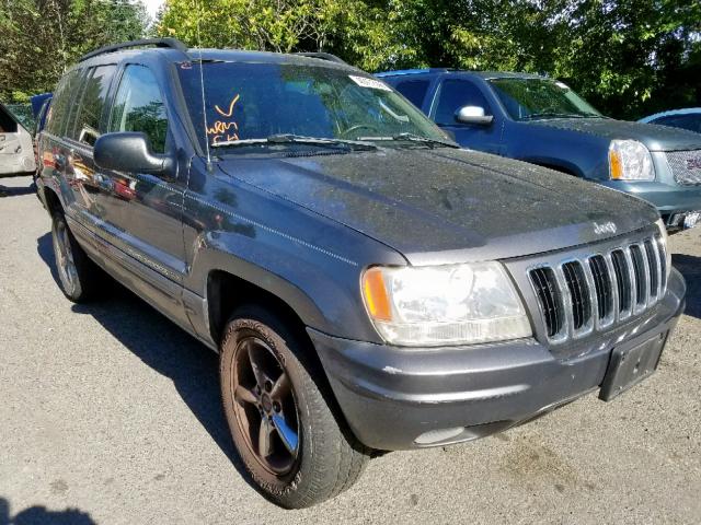 1J4GX58N72C135396 - 2002 JEEP GRAND CHER GRAY photo 1