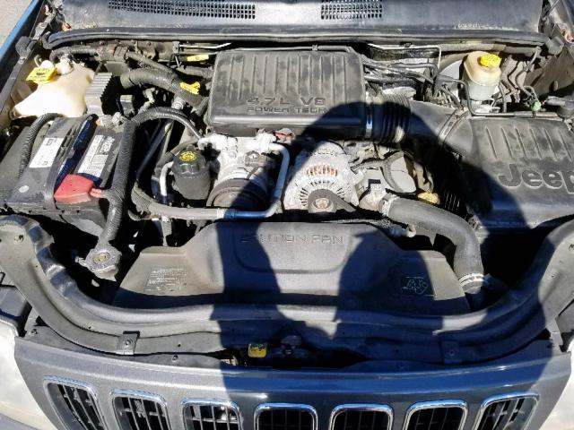 1J4GX58N72C135396 - 2002 JEEP GRAND CHER GRAY photo 7