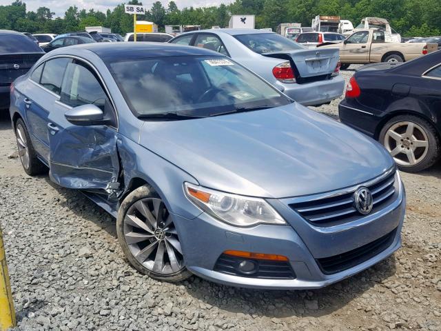 WVWEU73CX9E523163 - 2009 VOLKSWAGEN CC BLUE photo 1