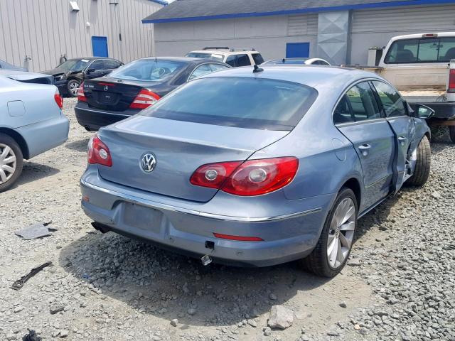 WVWEU73CX9E523163 - 2009 VOLKSWAGEN CC BLUE photo 4