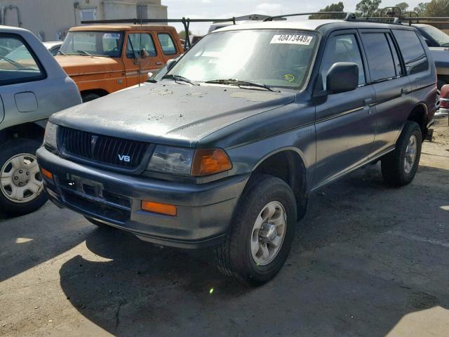 JA4LS31P3VP016707 - 1997 MITSUBISHI MONTERO SP GREEN photo 2