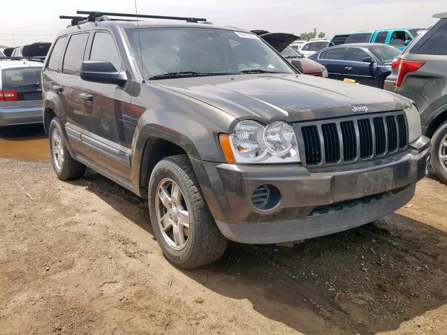 1J4GR48K96C222037 - 2006 JEEP GRAND CHER GRAY photo 1