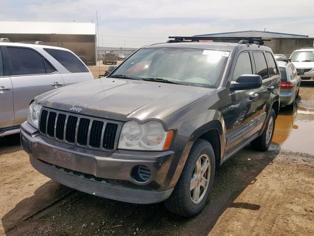 1J4GR48K96C222037 - 2006 JEEP GRAND CHER GRAY photo 2