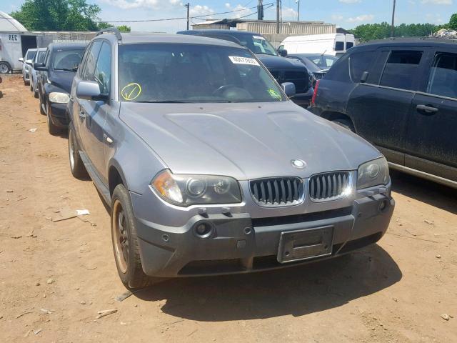 WBXPA73435WC46019 - 2005 BMW X3 2.5I SILVER photo 1