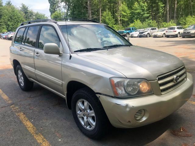 JTEGF21A630078797 - 2003 TOYOTA HIGHLANDER BEIGE photo 1