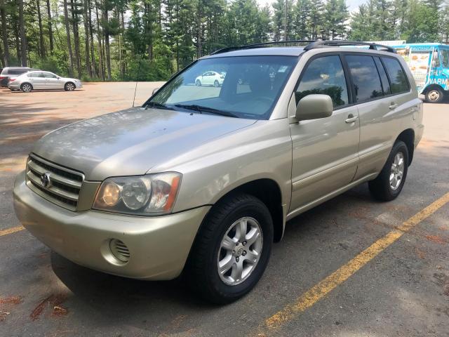 JTEGF21A630078797 - 2003 TOYOTA HIGHLANDER BEIGE photo 2