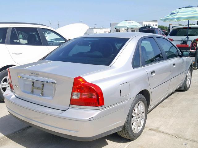 YV1TS592X51410583 - 2005 VOLVO S80 2.5T SILVER photo 4