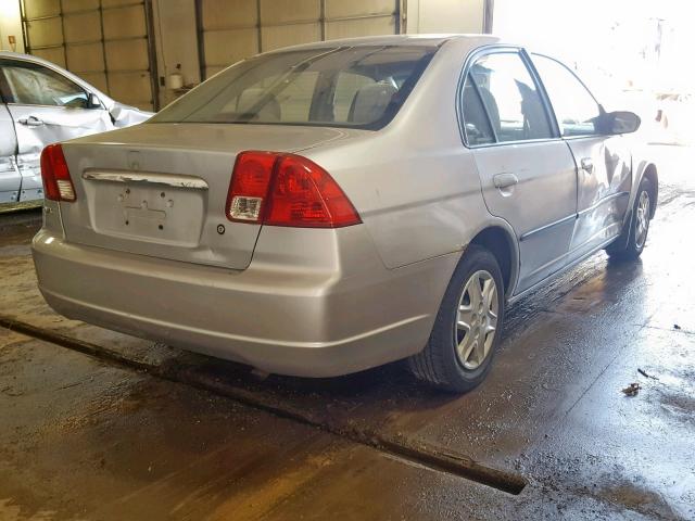 2HGES16423H925543 - 2003 HONDA CIVIC DX SILVER photo 4