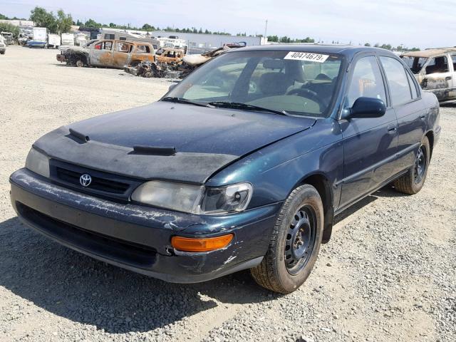 1NXBB02E0VZ604865 - 1997 TOYOTA COROLLA DX GREEN photo 2