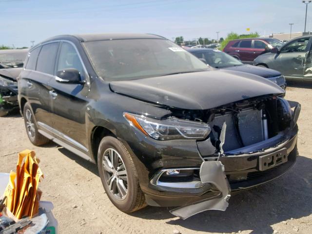 5N1DL0MM1KC551993 - 2019 INFINITI QX60 LUXE BLACK photo 1