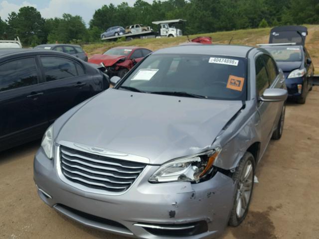 1C3CC8882DN515917 - 2013 CHRYSLER 200 TOURIN SILVER photo 2