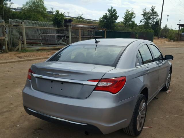 1C3CC8882DN515917 - 2013 CHRYSLER 200 TOURIN SILVER photo 4