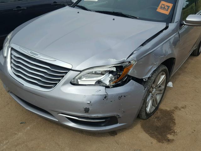 1C3CC8882DN515917 - 2013 CHRYSLER 200 TOURIN SILVER photo 9