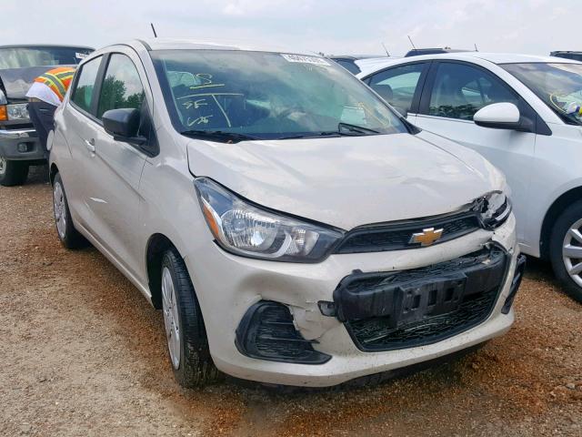 KL8CB6SA1JC419807 - 2018 CHEVROLET SPARK LS CREAM photo 1