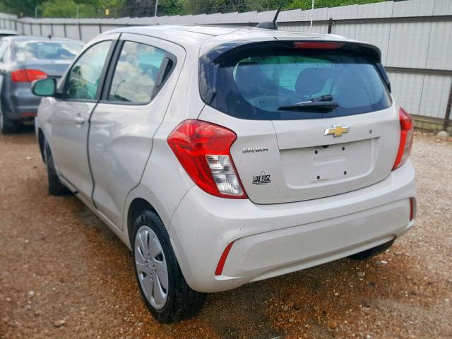 KL8CB6SA1JC419807 - 2018 CHEVROLET SPARK LS CREAM photo 3