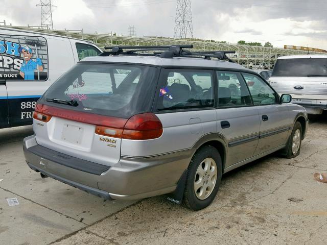 4S3BG6853X6622963 - 1999 SUBARU LEGACY OUT SILVER photo 4