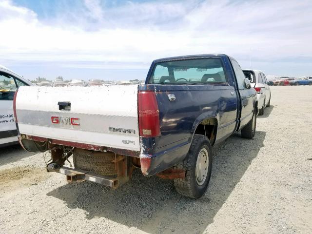 1GTGC24K8KE512690 - 1989 GMC SIERRA C25 BLUE photo 4