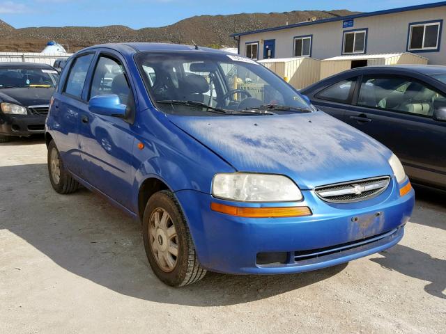 KL1TJ62634B169266 - 2004 CHEVROLET AVEO LS BLUE photo 1