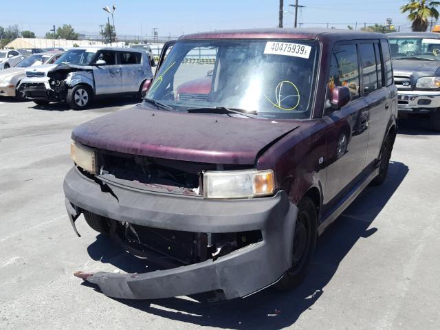 JTLKT324840151387 - 2004 TOYOTA SCION XB 勃艮第红 照片 2