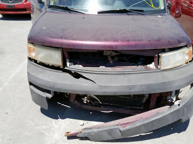 JTLKT324840151387 - 2004 TOYOTA SCION XB 勃艮第红 照片 9