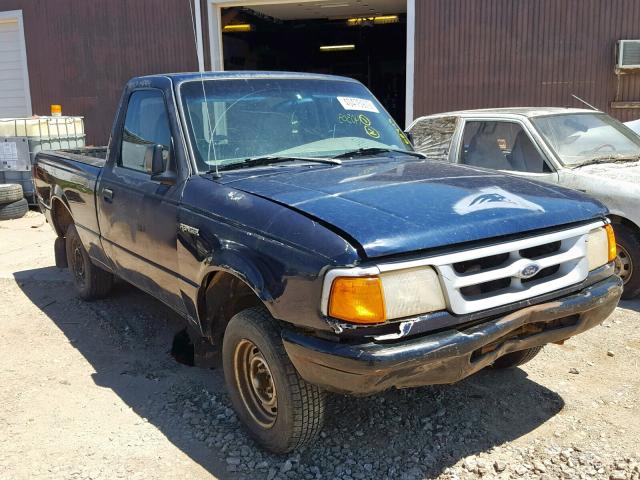 1FTCR10U0VUC50639 - 1997 FORD RANGER BLUE photo 1