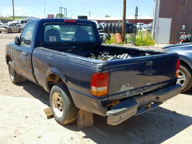 1FTCR10U0VUC50639 - 1997 FORD RANGER BLUE photo 3