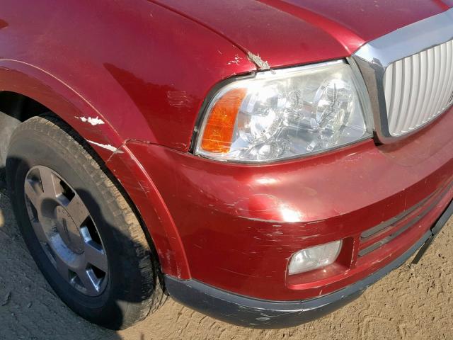 5LMFU28595LJ14992 - 2005 LINCOLN NAVIGATOR 红色 照片 9