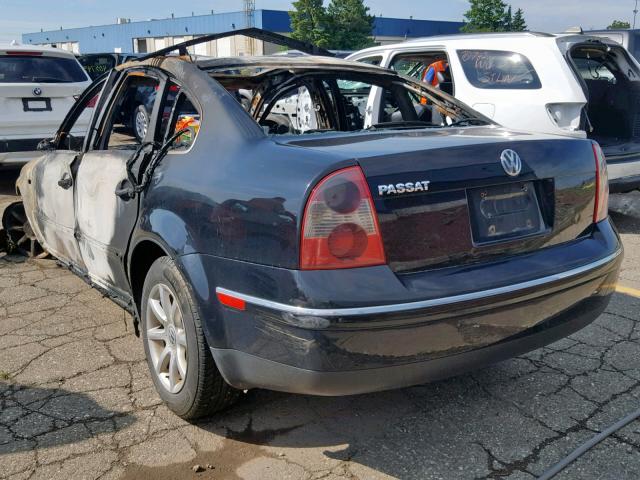 WVWPD63B54E087793 - 2004 VOLKSWAGEN PASSAT GLS BURN photo 3