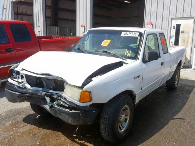 1FTYR14U25PA68889 - 2005 FORD RANGER SUP WHITE photo 2