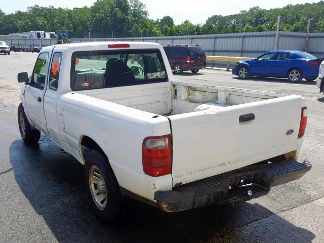 1FTYR14U25PA68889 - 2005 FORD RANGER SUP WHITE photo 3