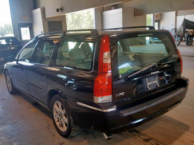 YV1SW592952516954 - 2005 VOLVO V70 FWD BLACK photo 3