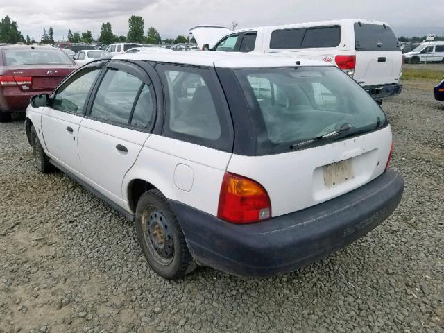 1G8ZM8286XZ177911 - 1999 SATURN SW1 POSTAL WHITE photo 3