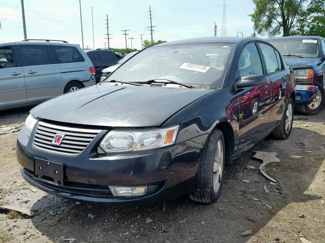1G8AL55F17Z129399 - 2007 SATURN ION LEVEL BLACK photo 2