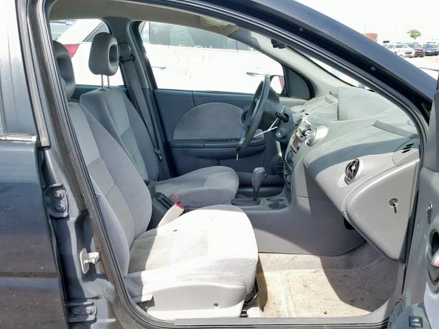 1G8AL55F17Z129399 - 2007 SATURN ION LEVEL BLACK photo 5