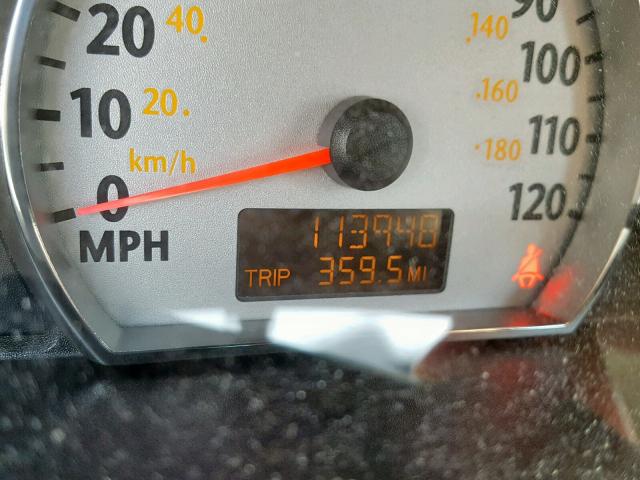 1G8AL55F17Z129399 - 2007 SATURN ION LEVEL BLACK photo 8