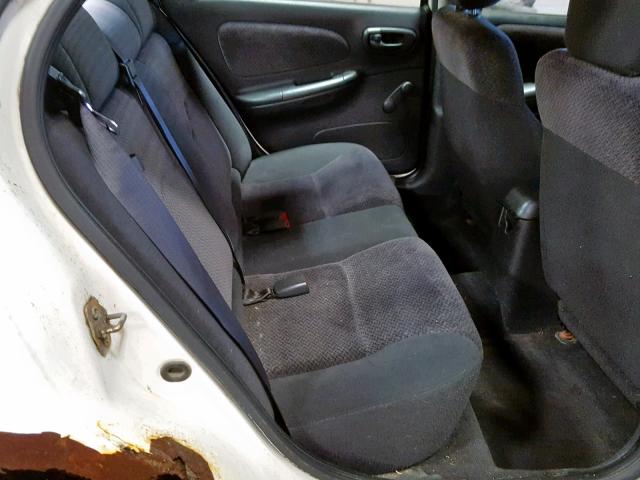 1B3ES46C01D149285 - 2001 DODGE NEON SE WHITE photo 6