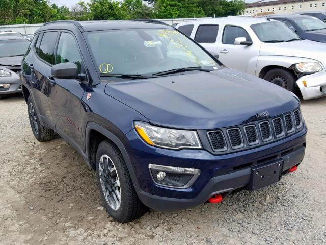 3C4NJDDB8KT759894 - 2019 JEEP COMPASS TR BLUE photo 1