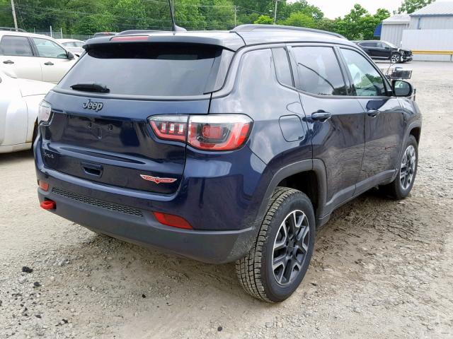 3C4NJDDB8KT759894 - 2019 JEEP COMPASS TR BLUE photo 4