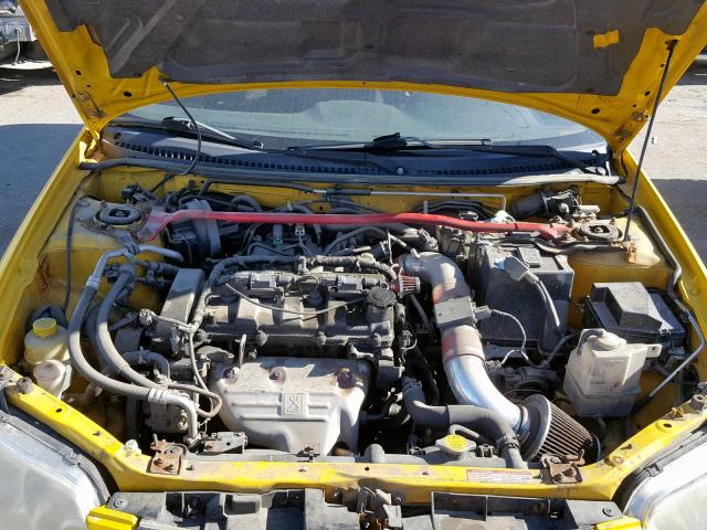 JM1BJ246931127831 - 2003 MAZDA PROTEGE PR YELLOW photo 7