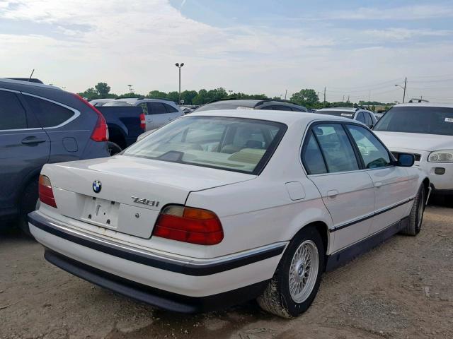 WBAGF6322SDH08307 - 1995 BMW 740 I AUTO WHITE photo 4