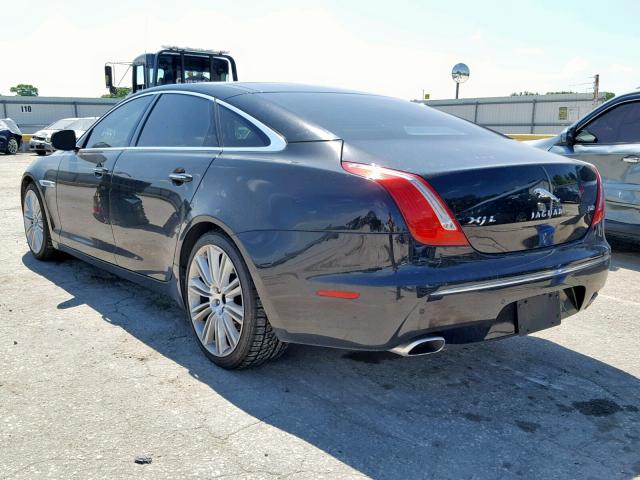 SAJWA2GB1BLV22049 - 2011 JAGUAR XJL BLACK photo 3