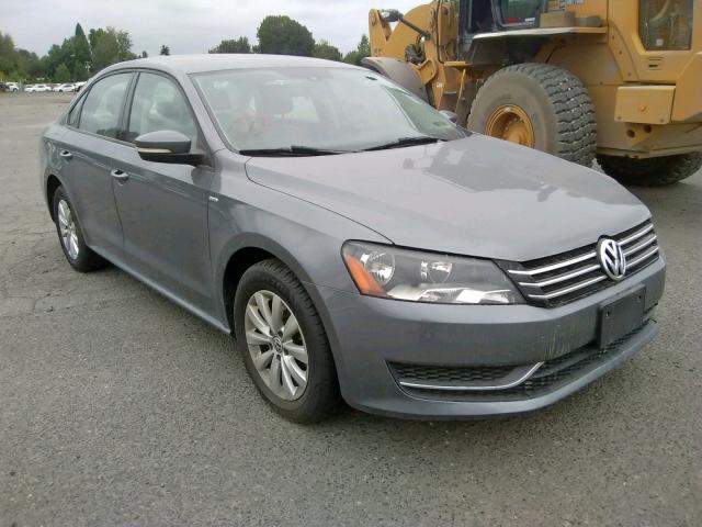 1VWAS7A30EC115250 - 2014 VOLKSWAGEN PASSAT S GRAY photo 1