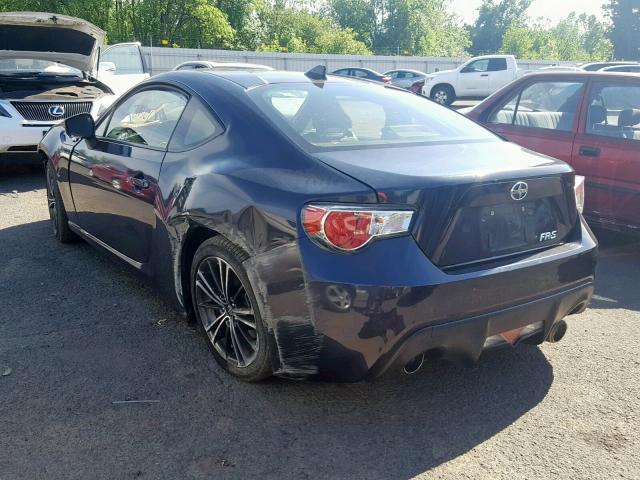 JF1ZNAA19F8711492 - 2015 TOYOTA SCION FR-S BLACK photo 3